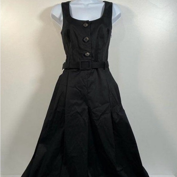 Carolina Herrera Scoopneck Wide Leg Sleeveless Jumpsuit - Picture 4 of 8